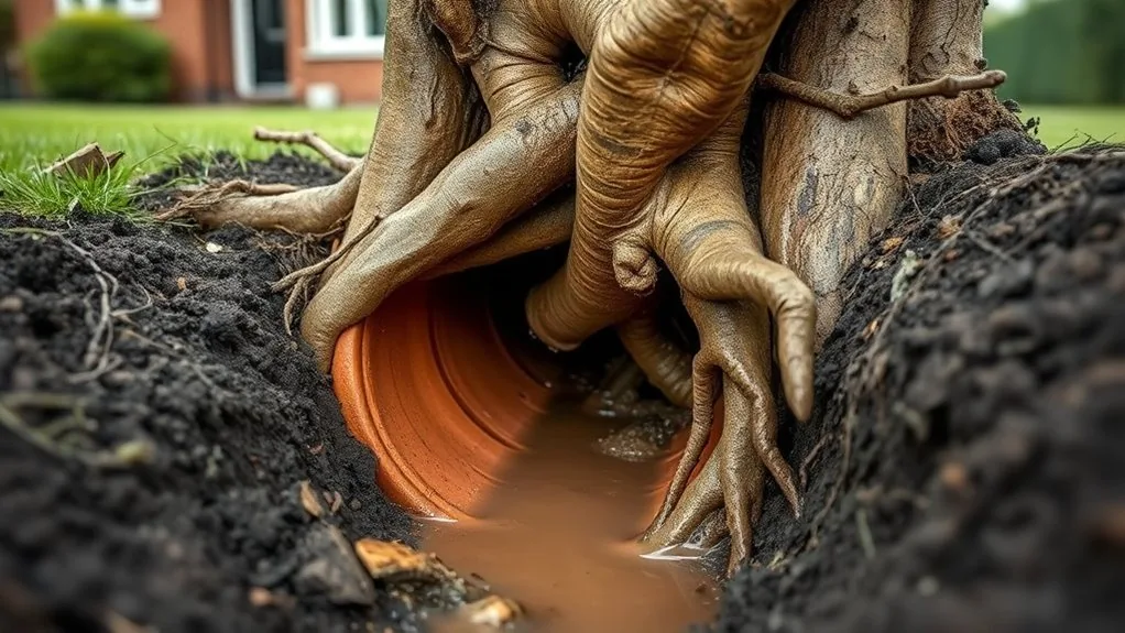 Tree Root Damage in Drains | Detection & Removal in Dartford